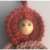 Gehaakte GELUKSPOPPETJES met RINGEN in ROZE STEENROOD